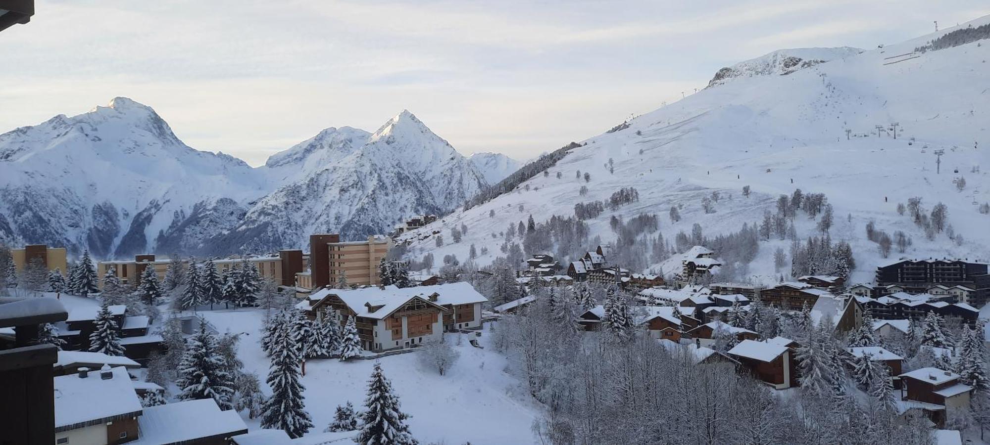 Studio Cabine 4 Pers Les2Alpes 21M² Les Deux Alpes Eksteriør bilde
