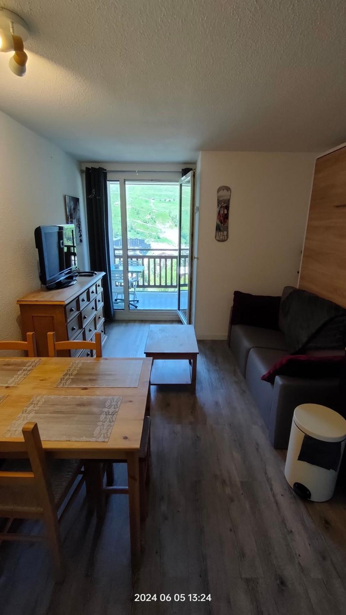 Studio Cabine 4 Pers Les2Alpes 21M² Les Deux Alpes Eksteriør bilde